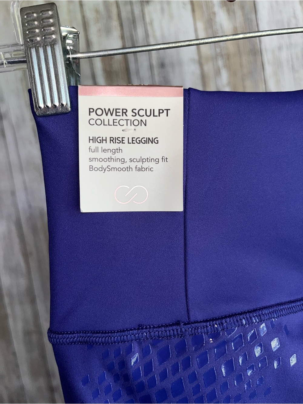CALIA Power Sculpt High Rise Leggings Blue Size S BodySmooth Perforated - Picture 6 of 6